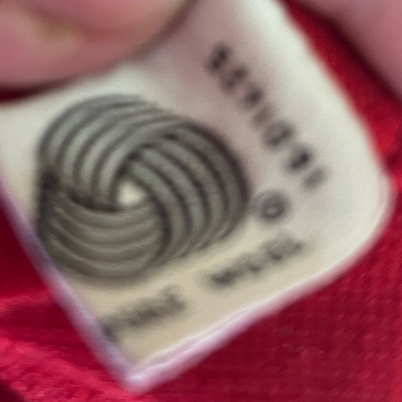 Henri Bendel Red Wool Seeater!! - Picture 7 of 10